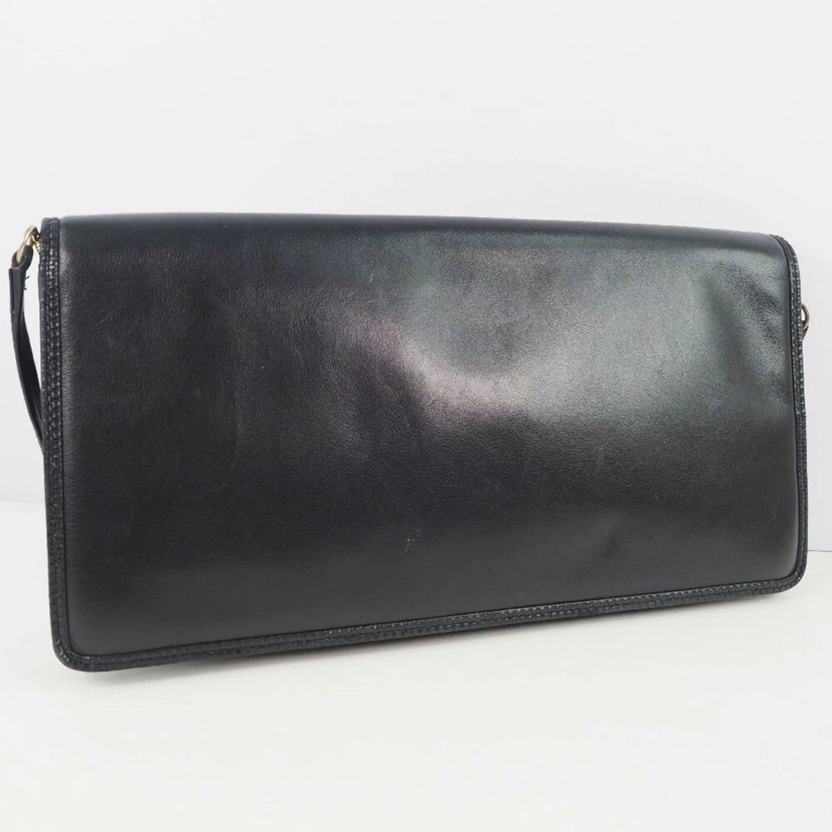 Pre-Owned Black Bally Chain Shoulder Barry Leather Women's (Fair) Bag