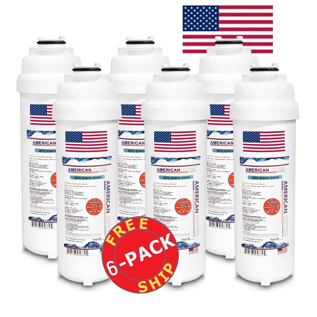 in - , U.S.A. Water LMABF8WSSK WaterSentry® 6 # - with , Filters Compatible AFC-EWH-3000 AFC Brand Model Pack , Made