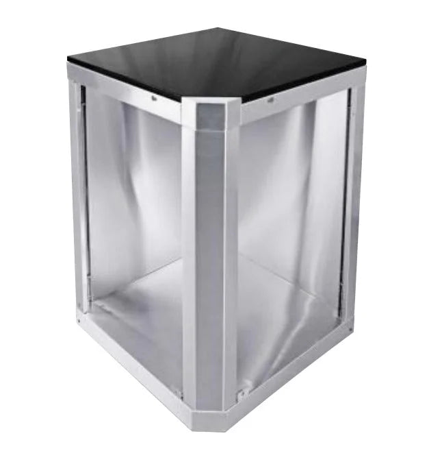 Kitchen Countertop with Steel Modular 90 Outdoor Cabinet Stainless degree