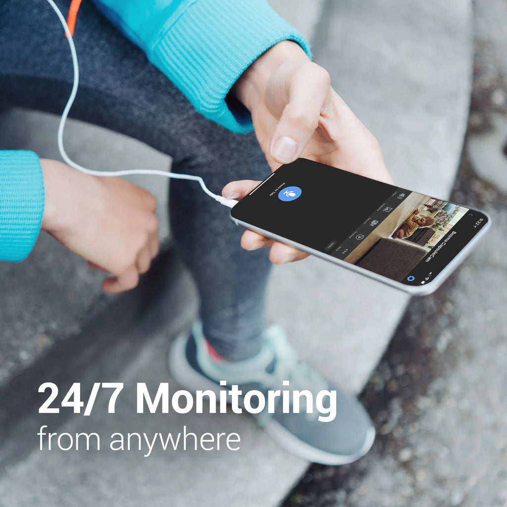 Audio, with Color Storage Security Indoor HD Angle, Motion Night Detection, 162° with Monitor, Camera Vision, Camera Baby Local app, WiFi 2 Way Free Super CapsuleCam Sound & Bosma 1080p Wide Phone Pro