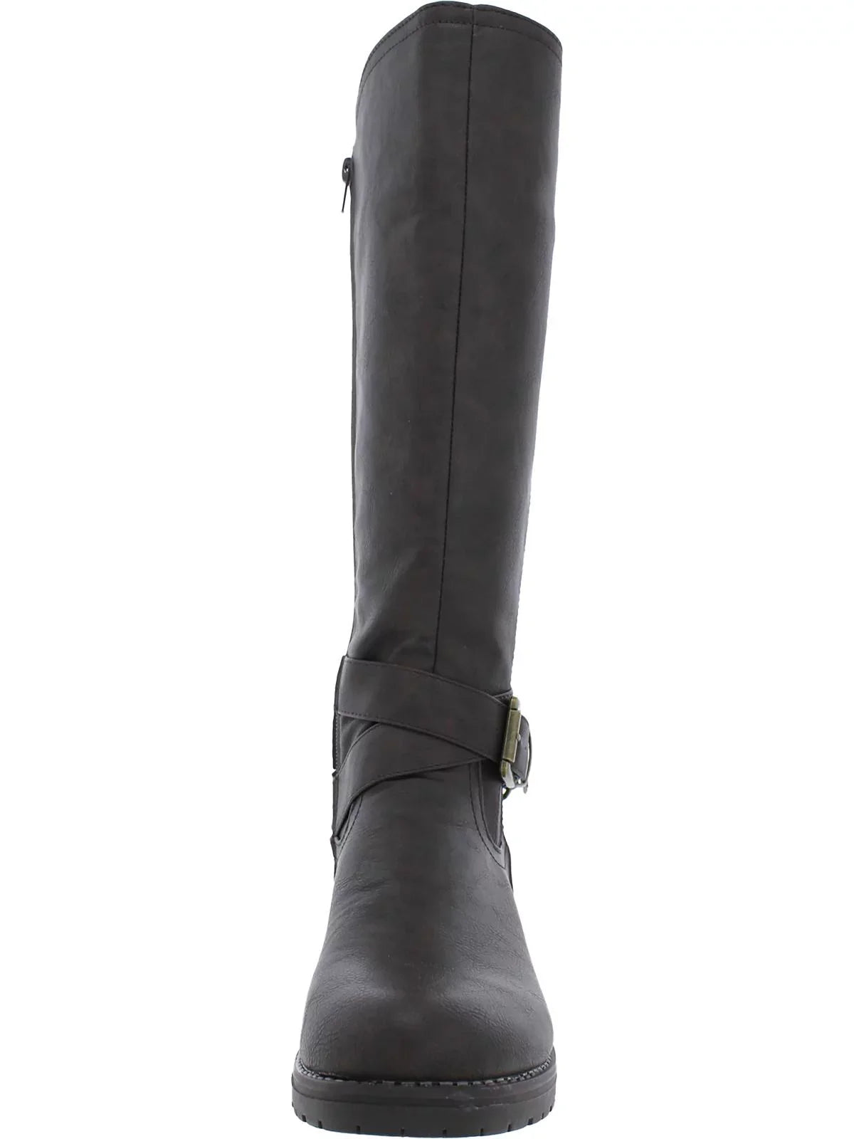 Leather Shoes G.C. Tall Knee-High Womens Faux Boots