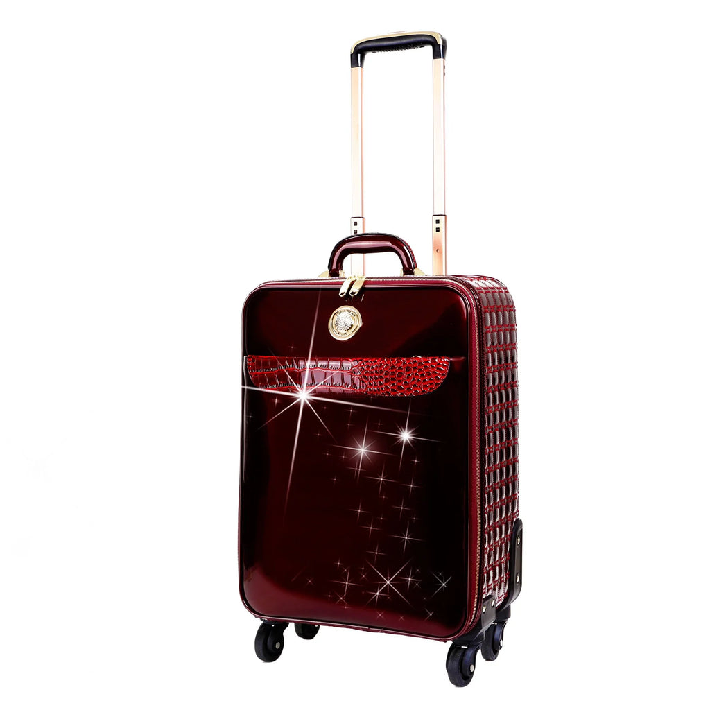 Womens Bag with Spinner Set Luggage Stunnin’ Wheels