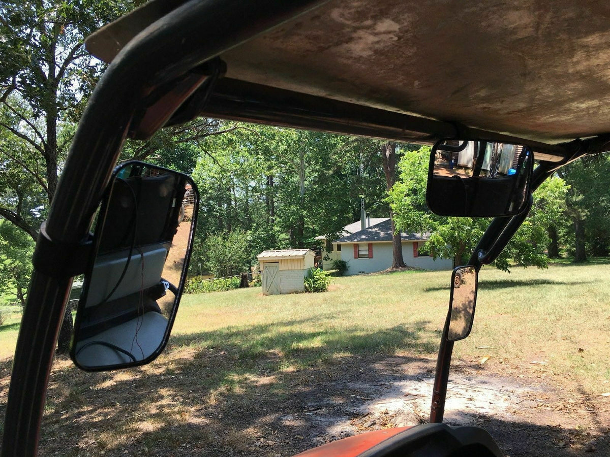 1000 with Clamp Center RZR 900 1.75"-2" View Mirrors Rear Polaris UTV Mirrors Compatible Set X3 Bar Can-Am