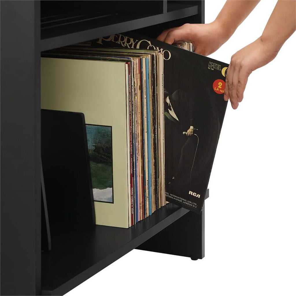 Furniture Entertainment Record Media Tv Stand and Vinyl Portland Crosley Center, Console Storage