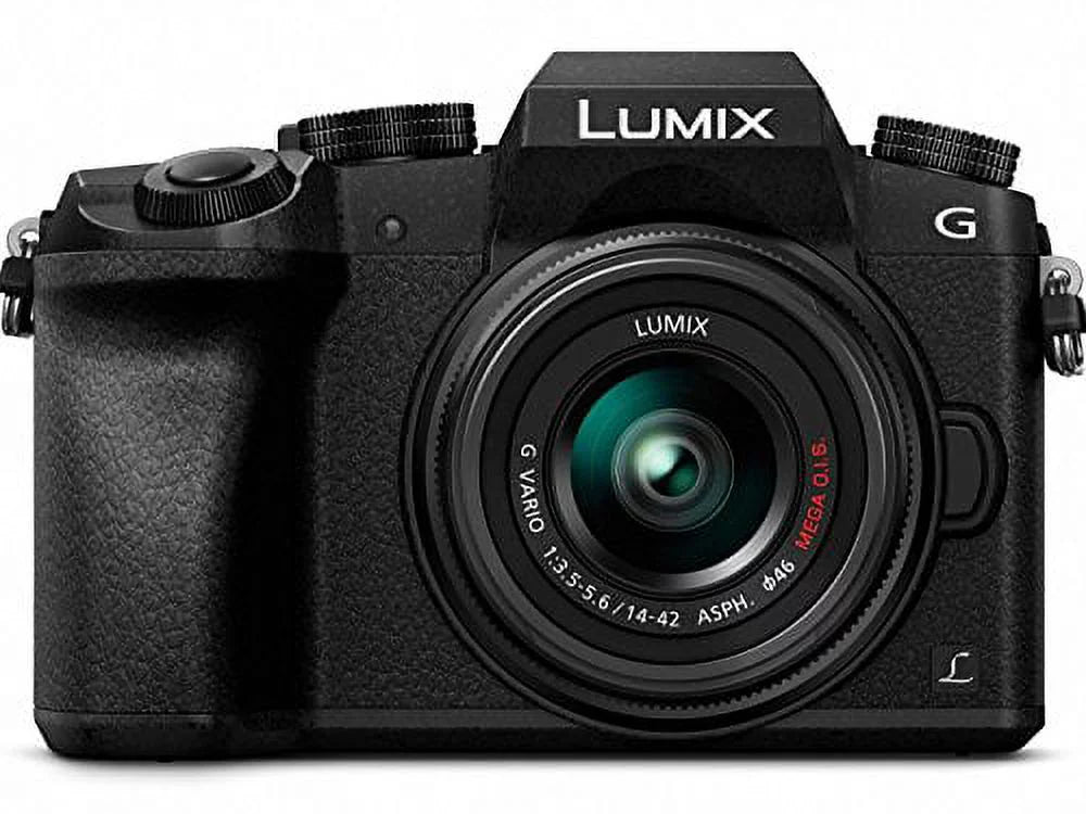 Bundle LUMIX Digital Mirrorless DMC-G7WK PANASONIC Camera G7 Dual Lens 4K