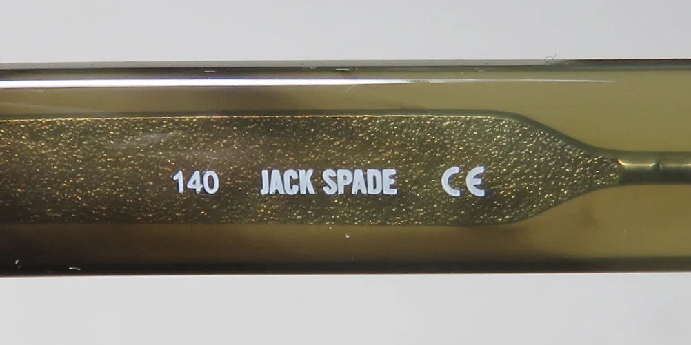 FRAME 48-20-140 NEW FRAME DEMO SPADE STRIATED LENSES FULL-RIM NAME AUTHENTIC OLIVE FREEMAN COLLECTIBLE BRAND DESIGNER JACK EYEGLASSES/EYEGLASS MENS/WOMENS