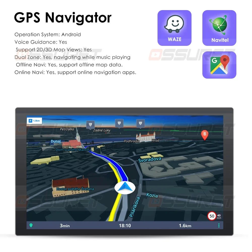 GPS 2012 2010 Stereo Navigation Android Wifi 2+32GB Player Mitsubishi CarPlay Lancer 12 Radio Car 2011 2008 2009 For 2007