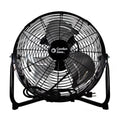 3-Speed Zone 180-Degree Black Carry Adjustable Handle, Comfort Feet, Construction, and with Rubber All-Metal Fan 12” Tilt, Cradle/Floor