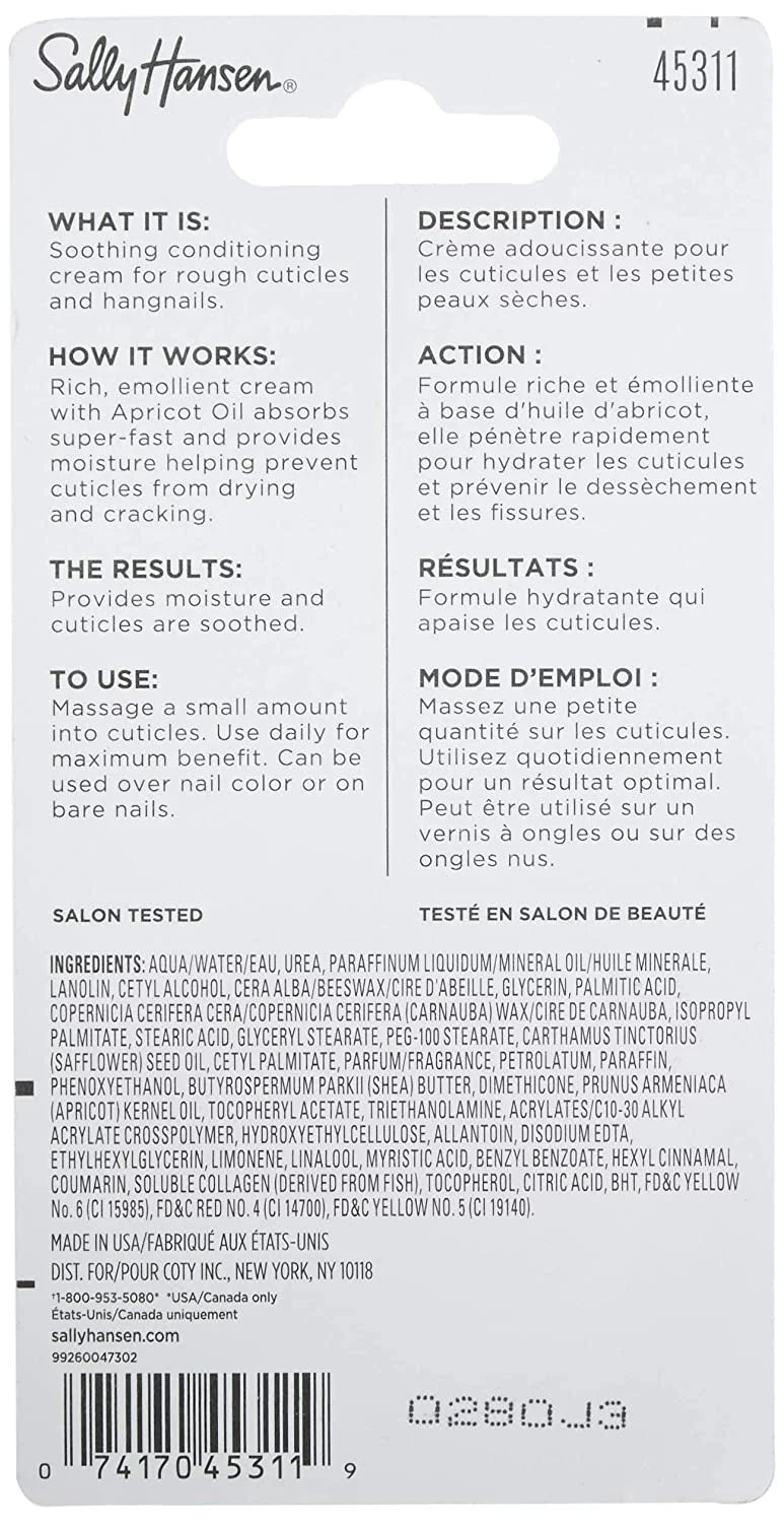 Hansen Massage 6) oz (Pack Cuticle Cream 0.4 Sally of