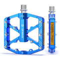 Pedals GEWAGE Pedals Platform Aluminum Bike Pedals Reflectors Mountain Alloy Bike Cycling Pedals with