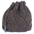 Bag Leather Women's (Good) Brown Chanel Shoulder Mesh Braided Pre-Owned