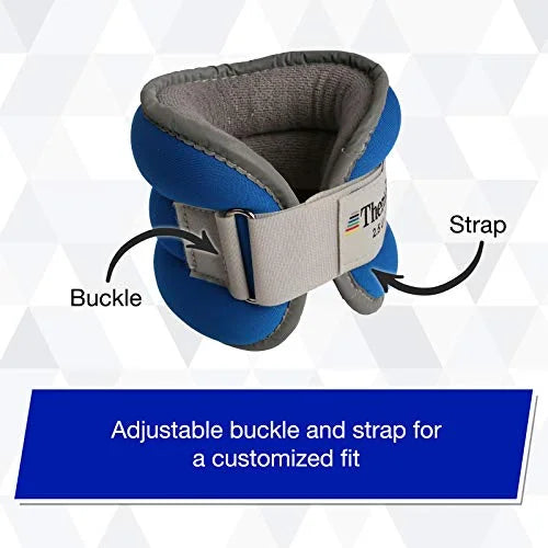 Fit Weight each, of Wrist 2 Set, 1.5 TheraBand Comfort set Green, pound Ankle &