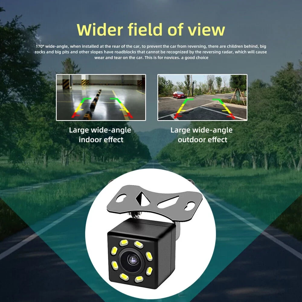 Display Backup Monitor View LED 5in Foldable Night LCD Car Rear Camera