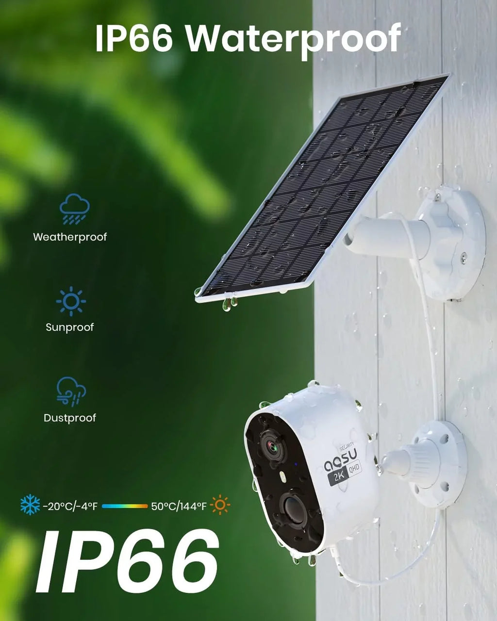 Cameras Wireless Detection with Motion Outdoor Spotlight Talk,Wifi Color with 2-Way Work Alexa 2K Security Alarm, with Outdoor Camera Siren AI Night Vision, & Solar