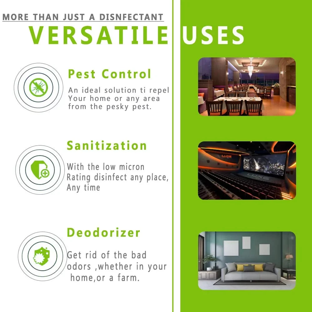 Home, Fog Car, movable Best & Atomizer. House Retail Indoor/Outdoor Sterilization Smart Machine Office for