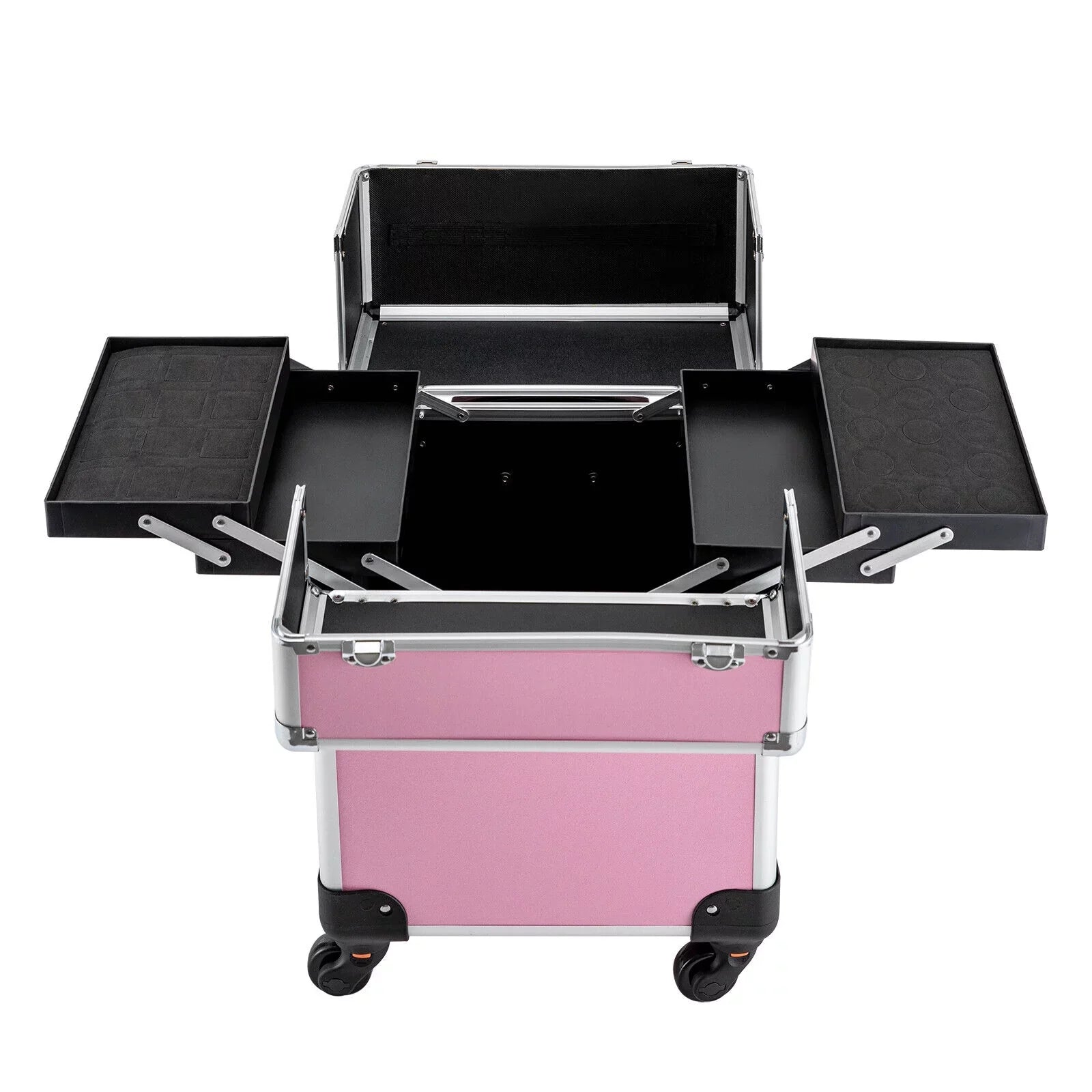 Makeup Trolley Train Makeup Storage Case Organizer Cosmetic Rolling Professional