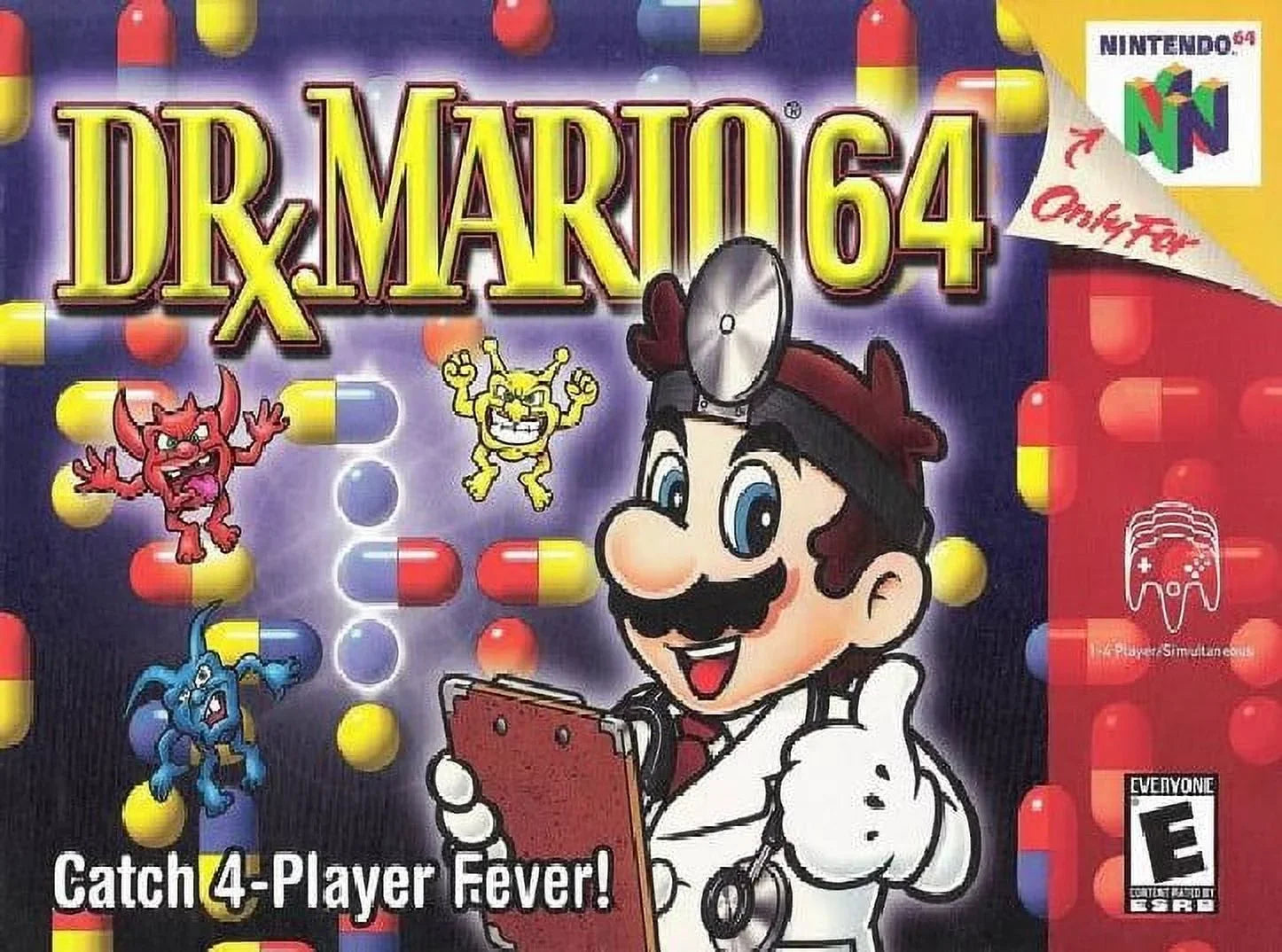 64 Puzzle Dr. (Refurbished) 2001) (Nintendo Game Restored 64, Mario