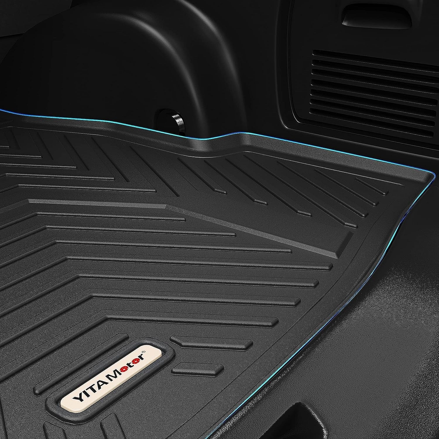 TPE Floor 3D Black RAV4 Trunk for Rubber Rear Toyota 2019-2023 Liner Mats All Cargo Season Ledkingdomus