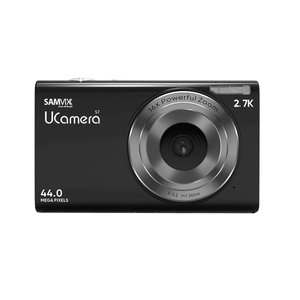 Video, Digital Wifi, 44MP S7 Camera No Bluetooth Samvix UCamera No Kosher with