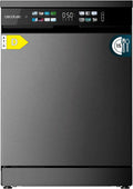 Cecotec Zmywarka Do Zabudowy Bolero Aguazero 6210 Dark D. 60 Cm, 15 Koców, Klasa D, Display Color, Trzecia Taca, 14Programy, Podwójna Strefa, Elektron