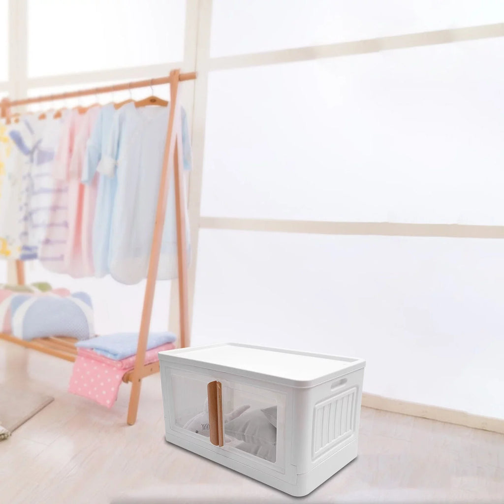 Closet Plastic Storage Collapsible Dorm Car Box Organizer Organizer Stackable