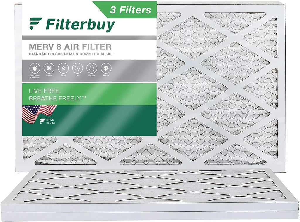 Pleated AC 12x36x1 Filters MERV (3-Pack) 8 Furnace Filterbuy atmospheric HVAC