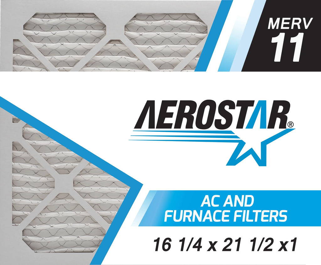 MERV oxygen Box 11, 6 1/4x21 16 and Aerostar 1/2x1 - AC Filter of by Furnace
