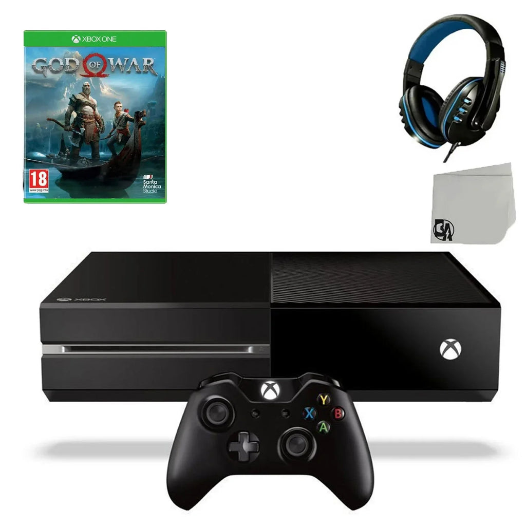 War One Pre-Owned Game Headset Microsoft Black Xbox Of Bundle With God Console Original 500GB AXTION Gaming BOLT