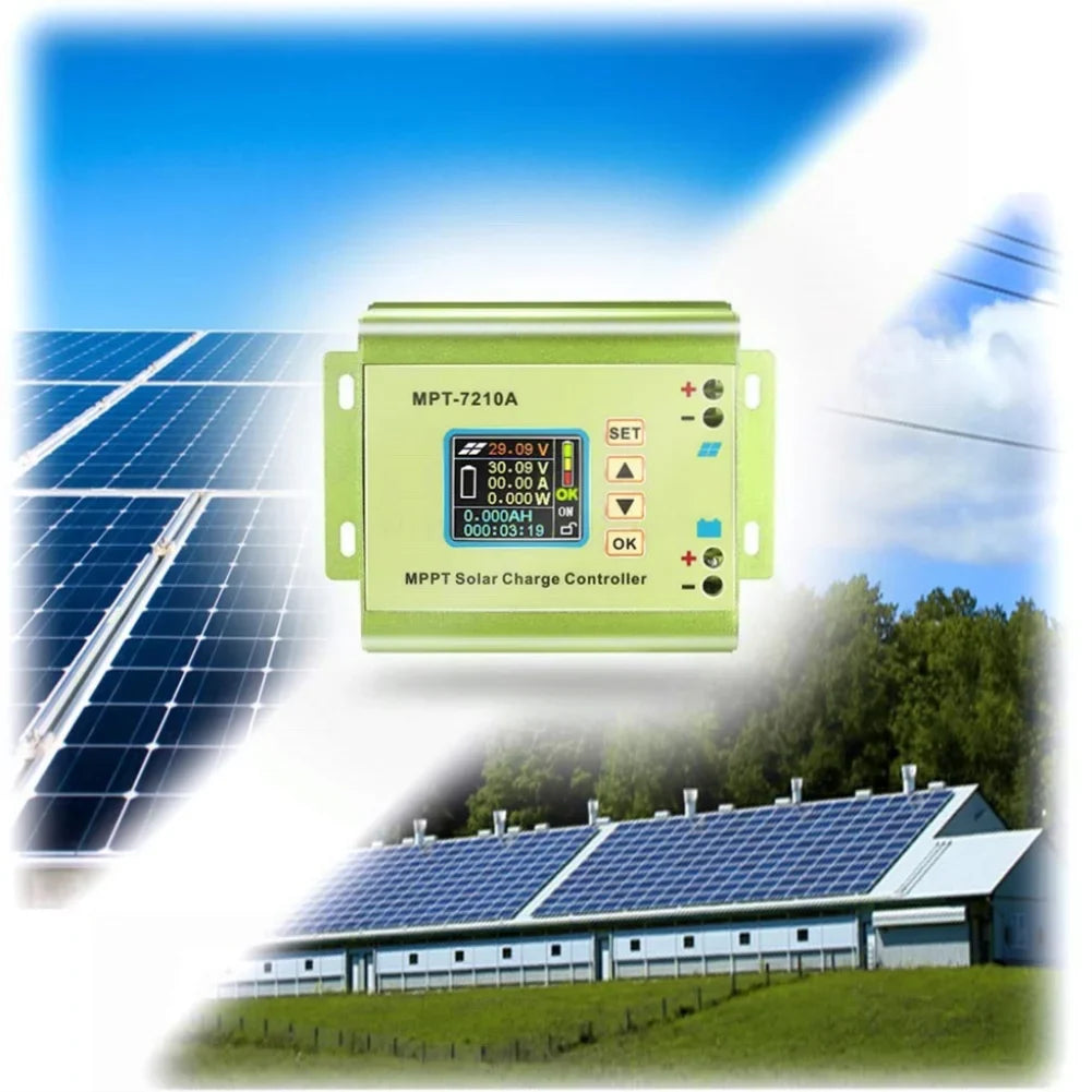 24 Numerical Battery Boost Module Mppt Controller, Ammeter to Control V 72 Voltmeter Solar V Charger