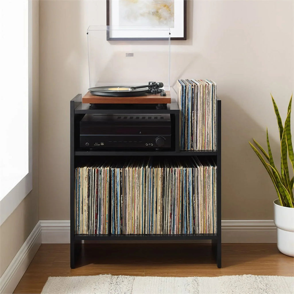 Furniture Entertainment Record Media Tv Stand and Vinyl Portland Crosley Center, Console Storage