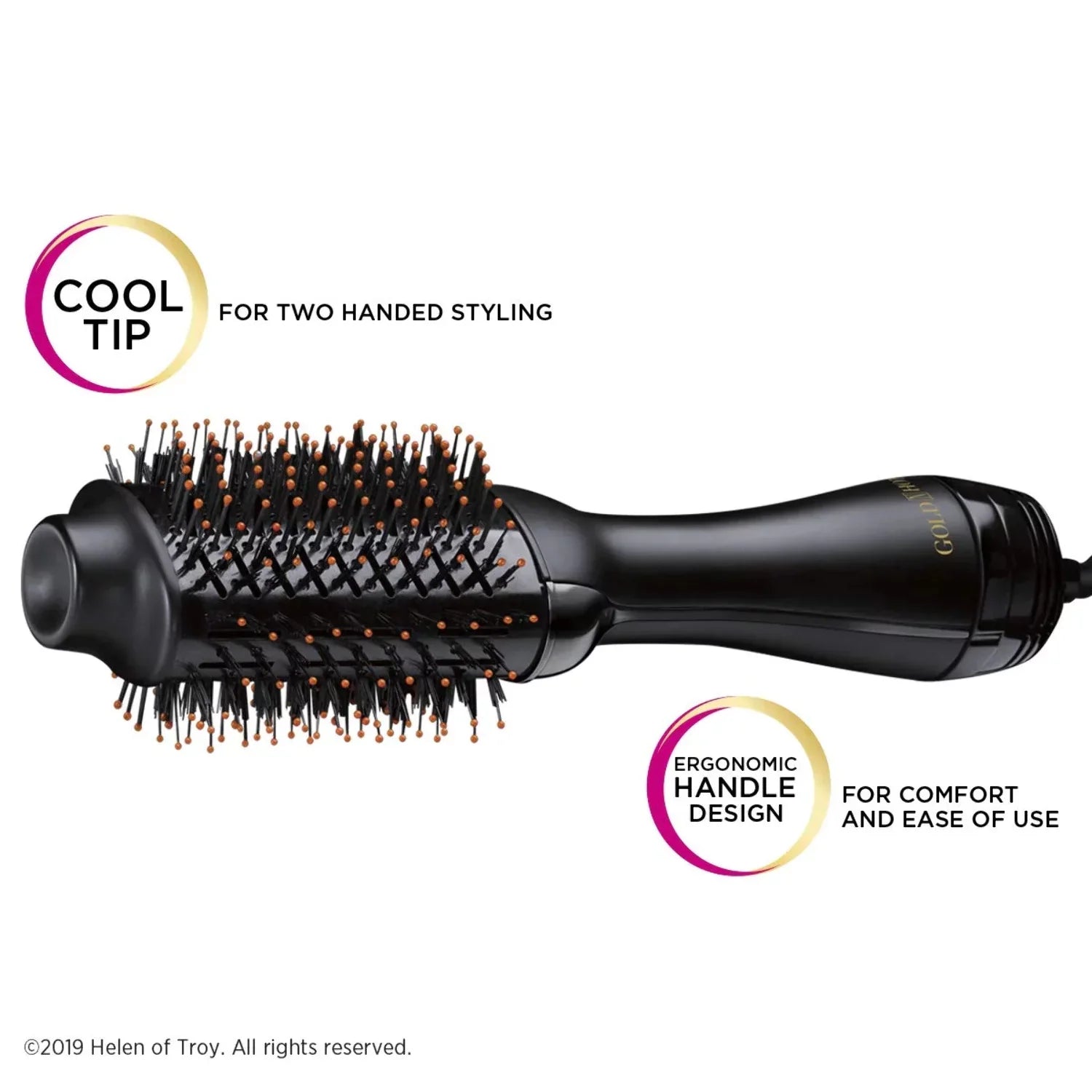 Hot For Gold Professional - Hair Ionic Volumizer Dryer Styler N Textured
