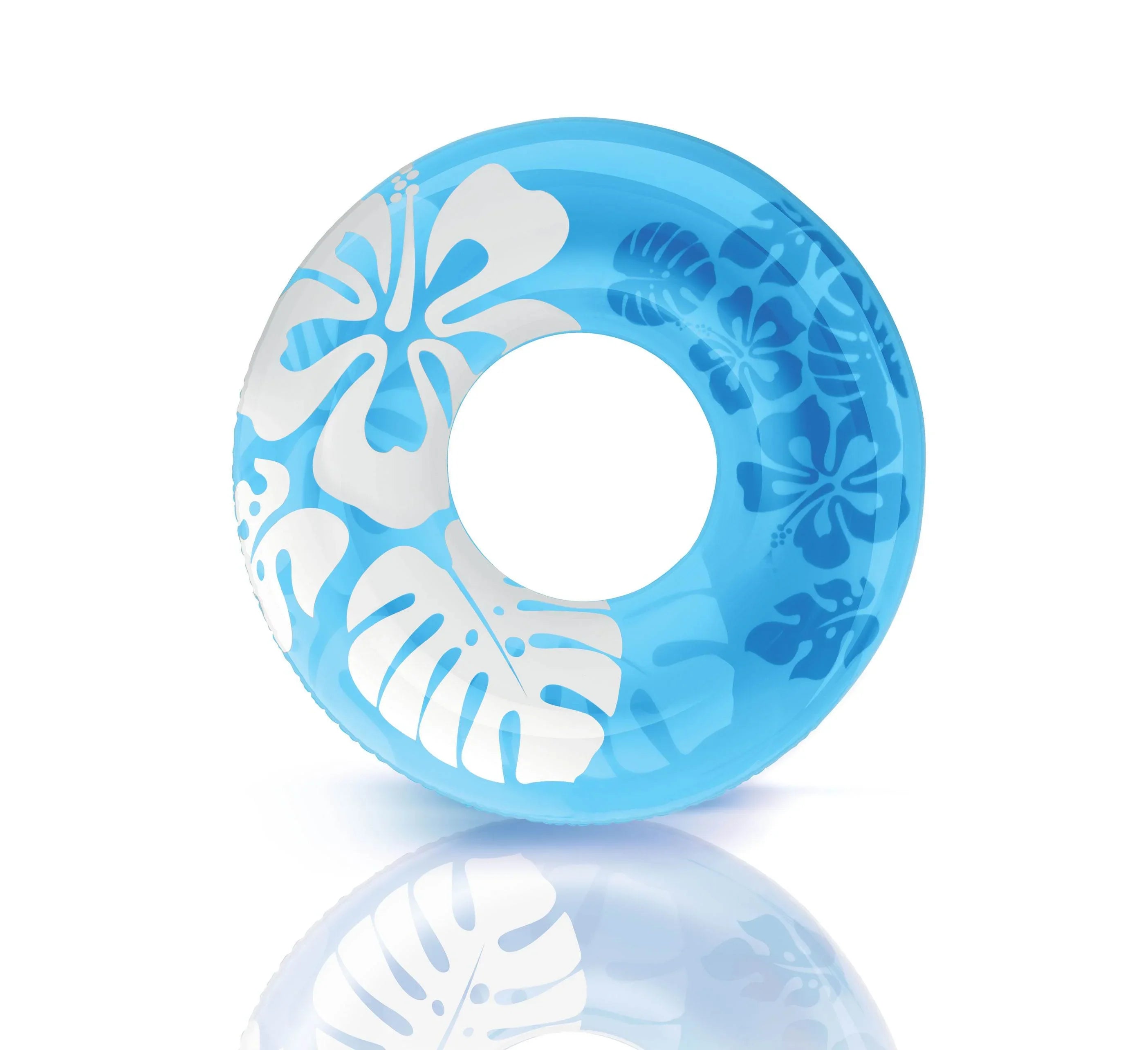 Colorful | Intex blow-up Transparent Swimming 59251EP Tube Pool Raft (6 Pack)