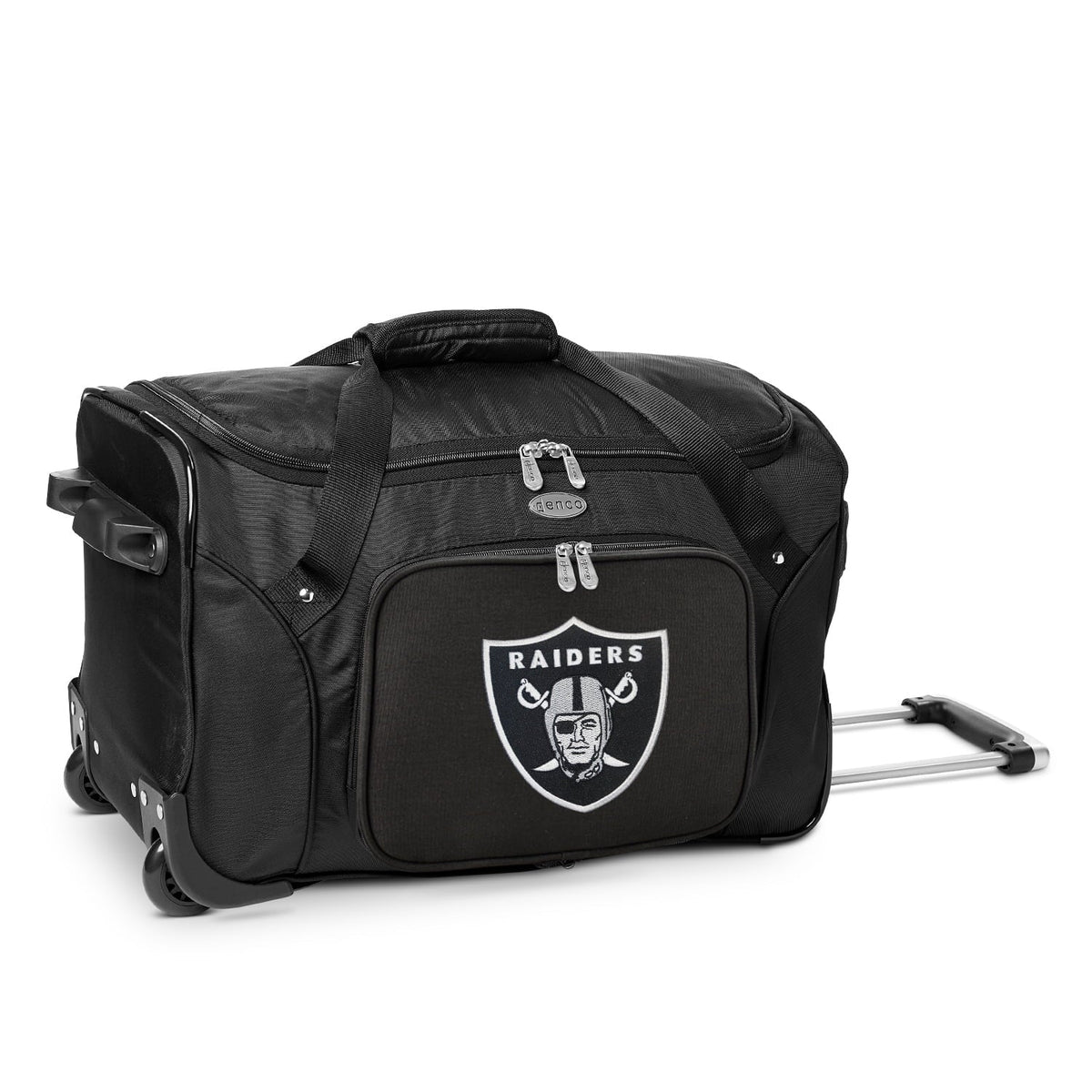 Las Black Duffel Vegas MOJO Bag Raiders 22" 2-Wheeled