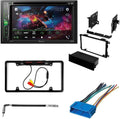 Touchscreen Bluetooth/Backup with KIT4821 Pioneer Receiver AVH-241EX DIN DVD/CD Oldsmobile Car AM/FM Bundle Intrigue W/ Kit/in-Dash Camera/Installation Digital for Media 1998-2002 6.2" Double Stereo