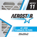 20x20x2, 20x20x2 11, atmospheric USA the Made 4, in Aerostar Box Filter, of MERV Pleated