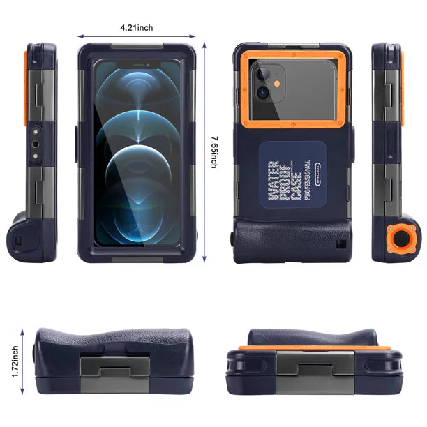 Surfing Case all Diving [15m/50ft] Underwater 6.9 LCD And Phones Waterproof Swimming Housing to Video for with Photo 30 Lanyard SE Protective Professional TCL Snorkeling Inch Up UrbanX
