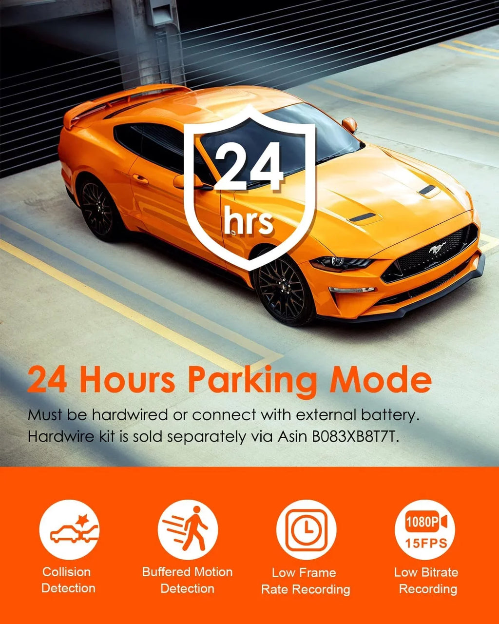 and Max Buffered WiFi Wireless Night with APP, Support 24 Motion Controller, Vision, Voice GPS Car Hours Parking Mode, Camera, E1 Mini Dash Detection, Dash Control Vantrue Front Cam 512GB 2.7K Speed,