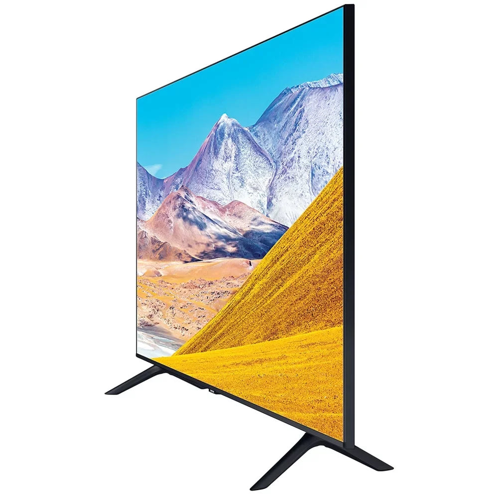& 65 TV Gear UN65TU8000 60W with Soundbar and Screen Cleaner TV TV Adapter, Bundle Digital Samsung (65TU8000 65-inch 4K Smart Deco Mount, 65" LED UHD (2020) Subwoofer, Essentials Surge TV) Inch Wall