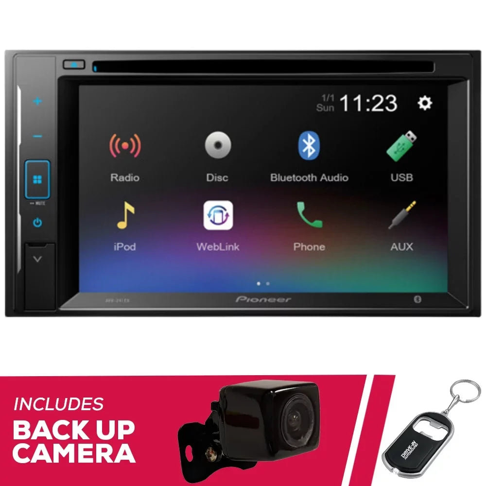 Pioneer AVH-241EX Backup (Refurbished) DVD w/ 6.2" Alexa & Receiver Camera Restored Amazon
