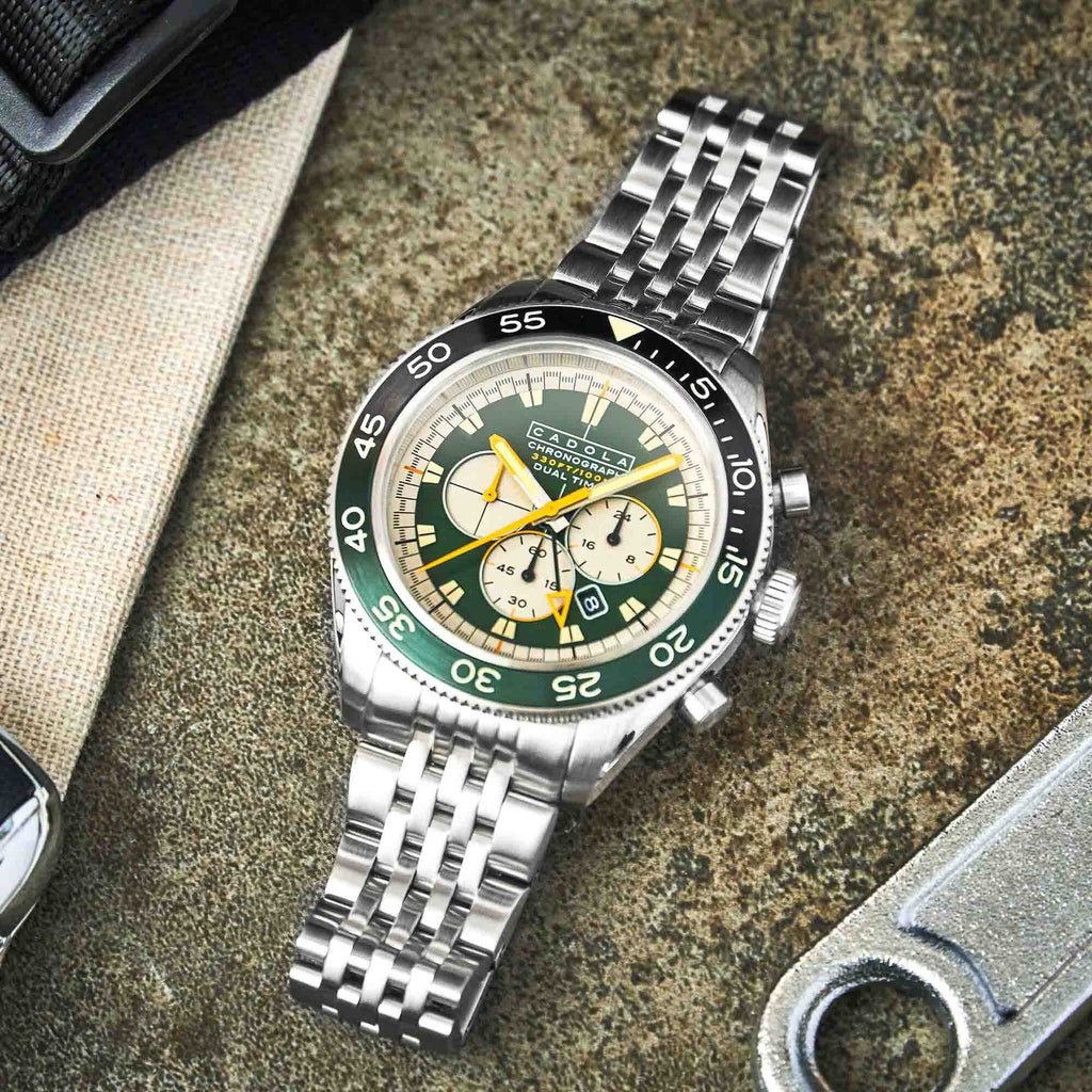SS Chronograph Green Cadola Racing Ahrens