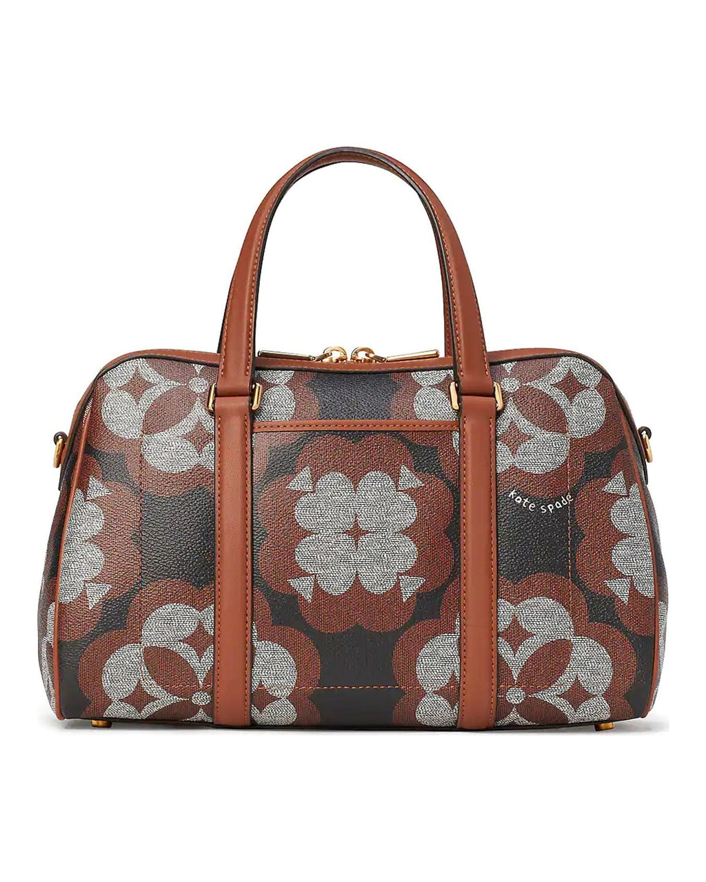 Monogram Spade Flower Satchel Eleanor Medium