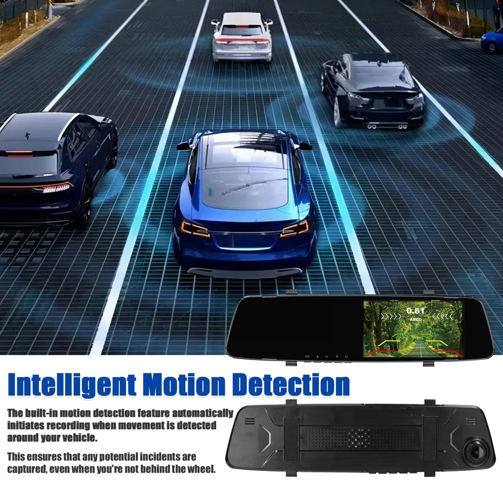 Rear Dual Camera 4.3 Dazzduo Camera,Camera Reco 4.3 Dash Screen Inch Radars Dash Dual 1080P Screen Rear Dash Cam Support Radars Rear Rear Dash Camera Inch 4 Inch Radars Reverse DVR Reverse