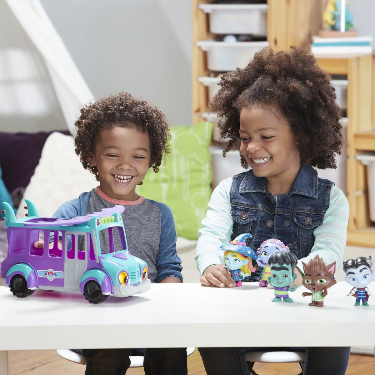 Up Sounds, Lights, Netflix Ages and with and Toy Monster Super GrrBus Bus 3 Music Monsters