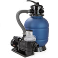3/4HP Filter Valve Set Pool 4 with Sand Way Pump Pool with Ground Above 13" inch Stand