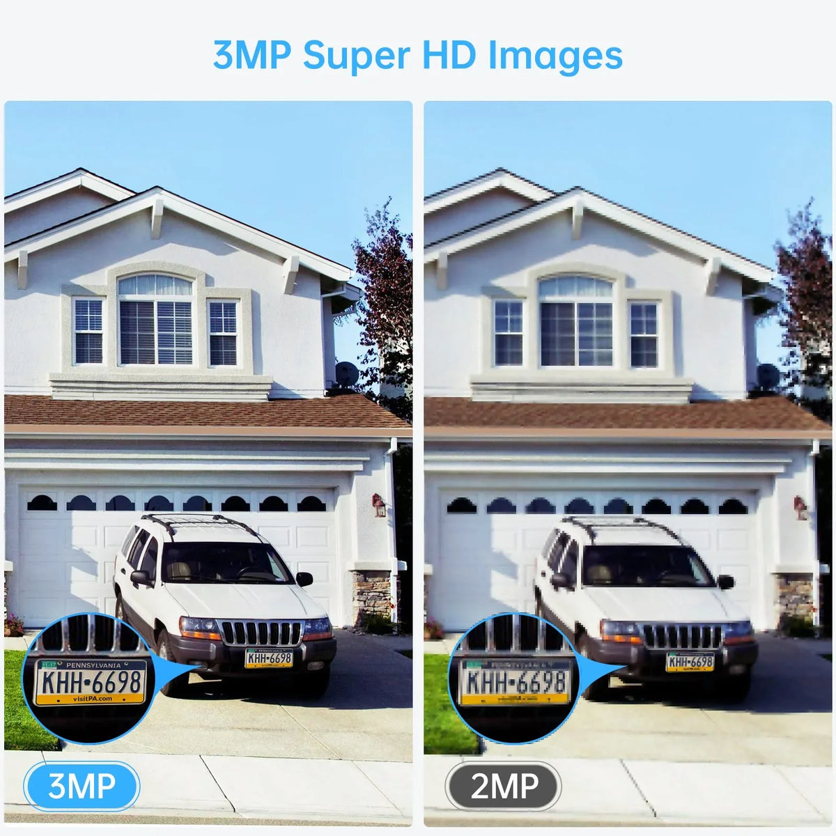 Cameras,P2P,Night Kits, with System 3MP Hard SMONET Indoor Outdoor Camera Wireless Detection 3TB Drive,8CH Audio, Vision,AI NVR Security CCTV Human 8Pcs 3MP 3MP Surveillance