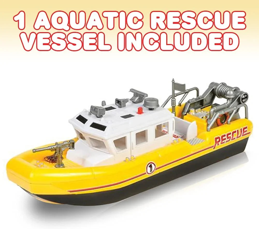 Kids, Vessel, Gift Bathtub for for ArtCreativity Toy Water, Rescue Great Girls, Battery-Operated Birthday Boys in and Floats Ship for Floating Aquatic Toy Pool and Children