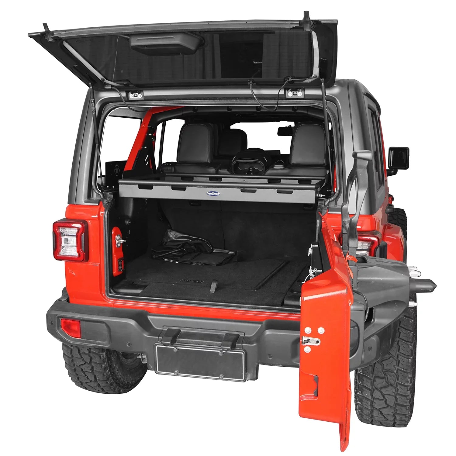 Carrier Steel Top 2018-2023 Wrangler Interior JL fits Cargo Hooke Hard for Jeep Road