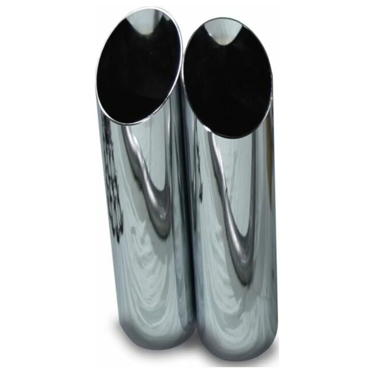 B 2.5" Exhaust Car Exit Dual 62-74 Mopar Body Rear Kit Tip SW 2 Chamber