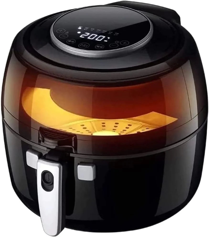 Piekarnik Air Fryer, 6,8 Kwarty Smart Air Fryer Oven, Kuchenka Bezolejowa, Wielofunkcyjna Frytkownica Z Cyfrowym Ekranem Lcd I Nieprzywierającą Pateln