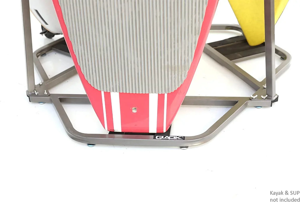 Boards, 27.5 3 Vertical Kayak Grey in. Storage Glacik Paddle for SUP Rack &